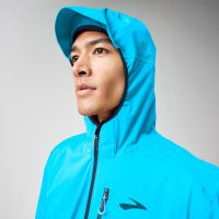 BROOKS HIGH POINT WATERPROOF JACKET ATOMIC BLUE  Veste  etanche pas cher