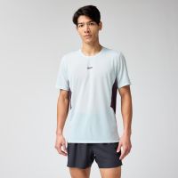 BROOKS HIGH POINT SHORT SLEEVE 2.0 STRIDE BLUE ET DK RUSSET Tee shirt running