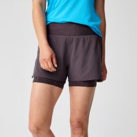 BROOKS SHORT HIGH POINT 3 POUCES 2 EN 1 DK RUSSET Short trail brooks