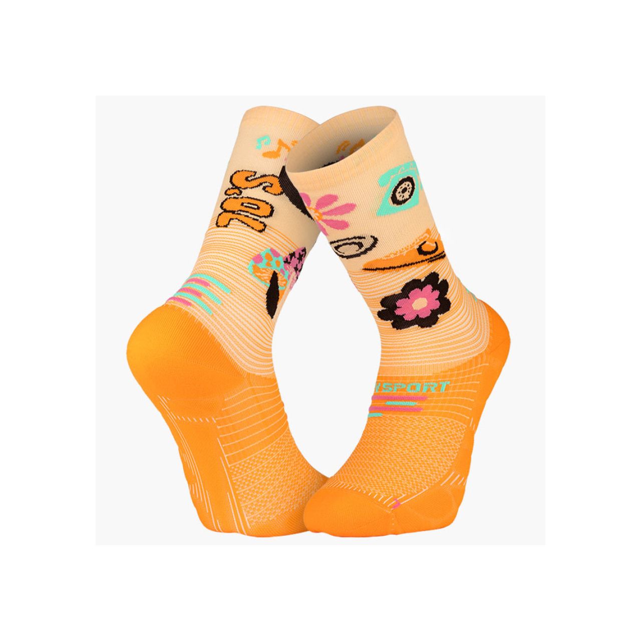 BV SPORT SOQUETTE RUN MARATHON 2 COLLECTOR 70S  Chaussettes de running