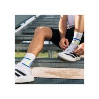 BV SPORT SOQUETTE LIGHT RUN HAUTE BALI BLANC RT JAUNE   Chaussettes de running pas cher