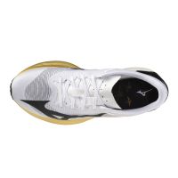 MIZUNO HYPERWAP PRO  WHITE, BLACK ET GOLD pas cher