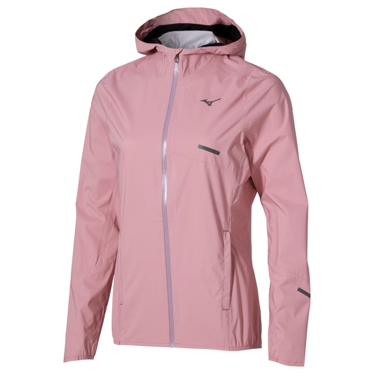 MIZUNO TRAIL  WATERPROOF 20K JACKET ROSE ELEGANCE Veste running etanche pour femme
