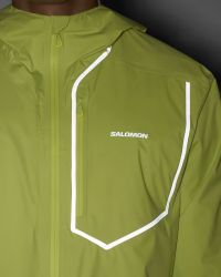 SALOMON VESTE BONATI PRO ACID LIME M Veste running etanche pas cher