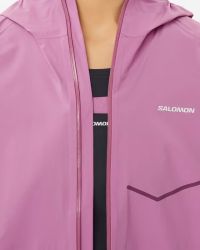 SALOMON VESTE BONATTI IRIS ORCHID Veste running étanche pas cher