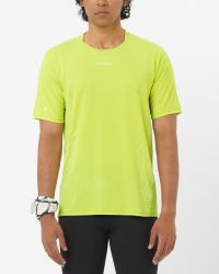 SALOMON SENSE AERO SS TEE GFX M ACID LIME Tee shirt running pas cher