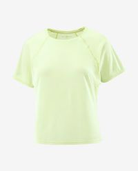 SALOMON SHAKEOUT AIR CROPP SS TEE W BUTTERLY  Tee shirt running