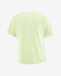 SALOMON SHAKEOUT AIR CROPP SS TEE W BUTTERLY  Tee shirt running pas cher