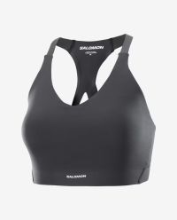 SALOMON SHAKEOUT  BLISS BRA W DEEP BLACK  Brassière de running
