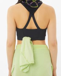 SALOMON SHAKEOUT  BLISS BRA W DEEP BLACK  Brassière de running pas cher