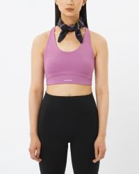 SALOMON SHAKEOUT CORE BRA W IRIS ORCHID  Brassière de running pas cher