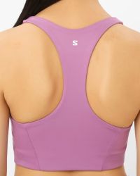 SALOMON SHAKEOUT CORE BRA W IRIS ORCHID  Brassière de running pas cher
