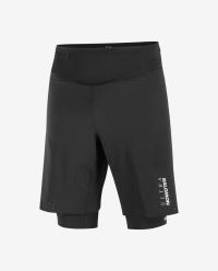 SALOMON S/LAB ULTRA 2IN1 SHTS M DEEP BLACK Short running