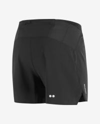SALOMON SENSE AERO STOW 5" SHORT DEEP BLACK  Short running pas cher
