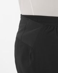 SALOMON SENSE AERO STOW 5" SHORT DEEP BLACK  Short running pas cher