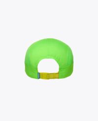 HOKA RUN HAT NEON GREEN Casquette running pas cher