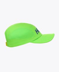 HOKA RUN HAT NEON GREEN Casquette running pas cher