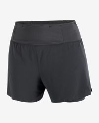 SALOMON SENSE AERO 2IN1 TRAIL 4"W DEEP BLACK   Short running