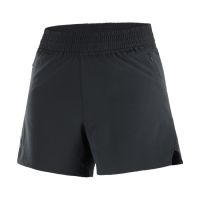 SALOMON SHKout CORE SHORTS 4" W DEEP BLACK  Short running
