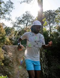 COMPRESSPORT TRAIL RACING 2 EN 1 SHORT NORSE BLUE  Short de running pas cher