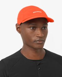 SALOMON SENSE AERO CAP FIERY RED Casquette running pas cher