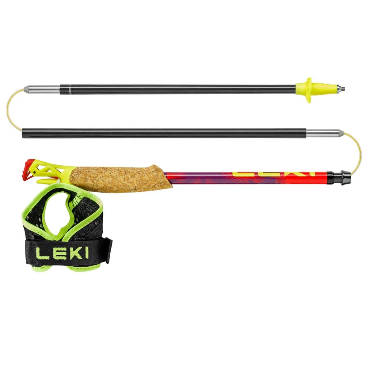LEKI BATONS ULTRATRAIL FX ONE SUPERLITE ROUGE ET VIOLET Batons de trail