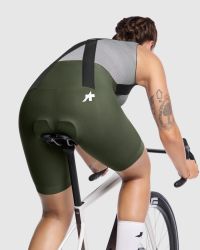 ASSOS CUISSARD UMA BIB SHORTS S11 MOSS GREEN Cuissard vélo femme pas cher