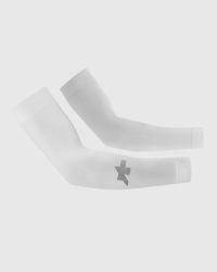 ASSOS SUMMER ARM UV PROTECTOR P1 WHITE Manchettes été anti UV