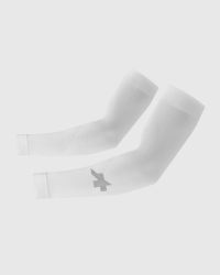 ASSOS SUMMER ARM UV PROTECTOR P1 WHITE Manchettes été anti UV pas cher