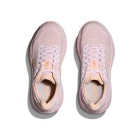 HOKA BONDI 9 LILAC CREAM ET TANGERINE GLOW Chaussures de running pas cher