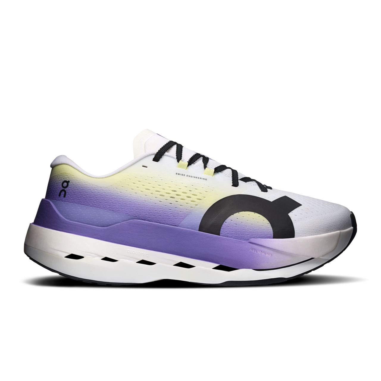 ON RUNNING CLOUDBOOM MAX WHITE ET JUNIPER Chaussures de running