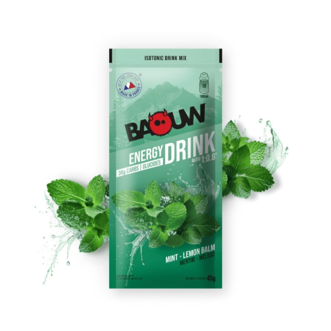 BAOUW BOISSON ISOTONIQUE MENTHE ET MELISSE 45G Boisson d effort