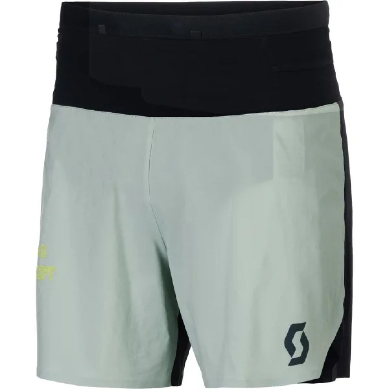 SCOTT SHORT WS RC RUN SPRAY GREY ET BLACK  Short running