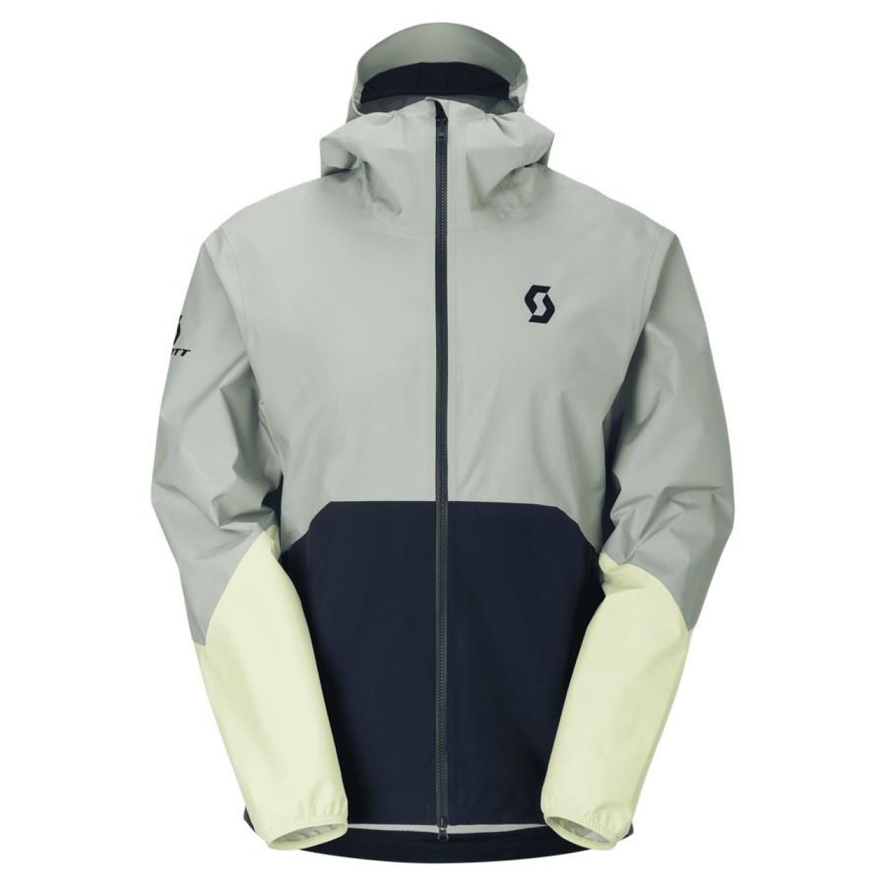 SCOTT VESTE EXPLORAIR LIGHT DRYO 2.5 SPRAY GREY ET DARK BLUE Veste running etanche