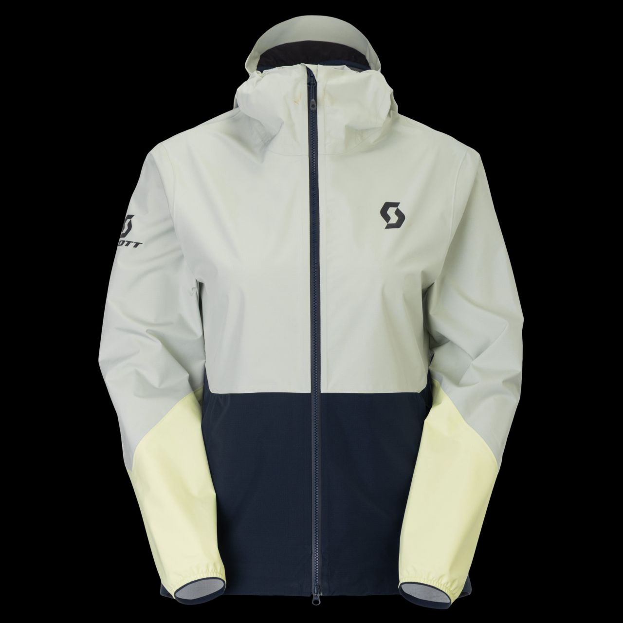 SCOTT VESTE EXPLORAIR LIGHT DRYO 2.5 SPRAY GREY ET DARK BLUE Veste running etanche
