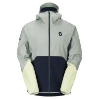 SCOTT VESTE EXPLORAIR LIGHT DRYO 2.5 SPRAY GREY ET DARK BLUE Veste running etanche