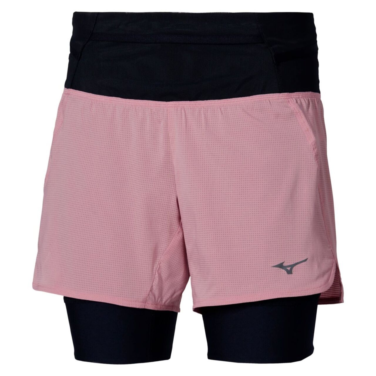 MIZUNO MULTIPOCKET TRAIL SHORT 2 EN 1 ROSE ELEGANCE  Short Running femme