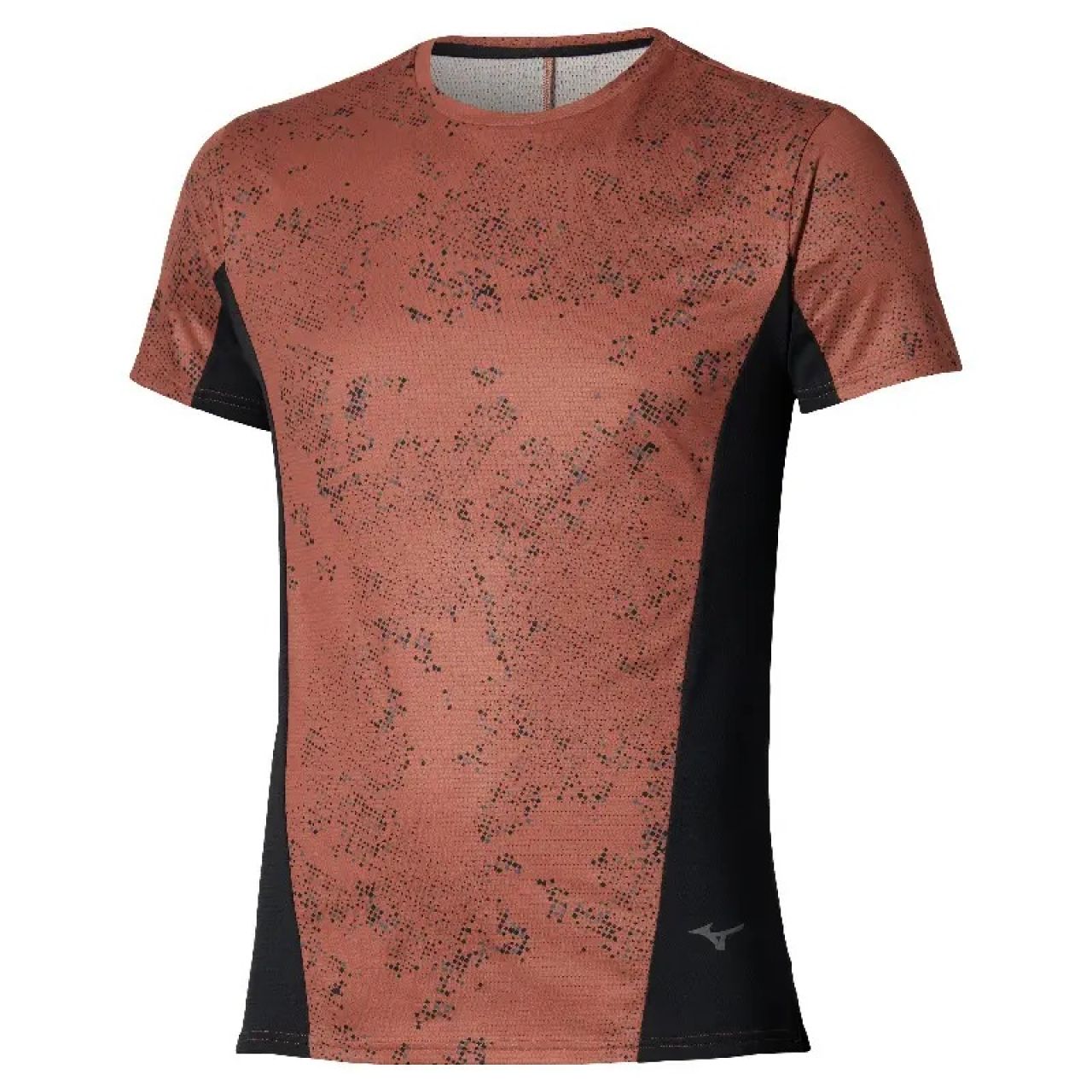 MIZUNO GRAPHIC SHORT SLEEVE TEE COPPER BROWN Tee shirt running