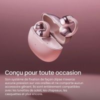 SHOKZ CASQUE BLUETOOTH OPENDOTS ONE PINK pas cher