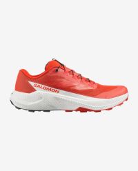 SALOMON PULSAR FIERY RED ET VANILLA ICE  Chaussures de trail