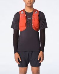 SALOMON ACTIVE SKIN 8 SET RED DAHLIA ET HIGH RISK RED Sac à dos trail pas cher