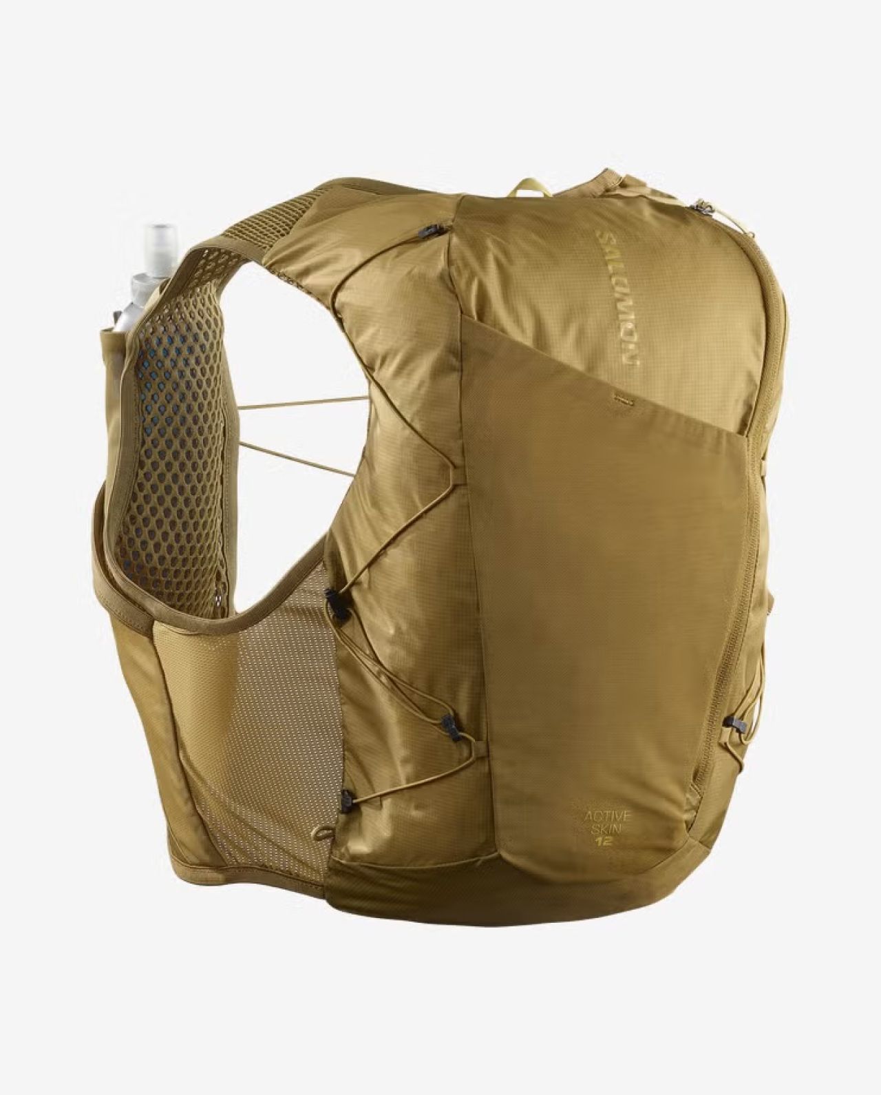 SALOMON ACTIVE SKIN 12 SET BRILLIANT OLIVE ET WILLOW  Sac à dos trail