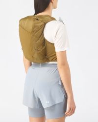 SALOMON ACTIVE SKIN 12 SET BRILLIANT OLIVE ET WILLOW  Sac à dos trail pas cher