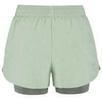 CRAFT ADV ESSENCE 2 IN 1 SHORT VERT Short Running femme pas cher