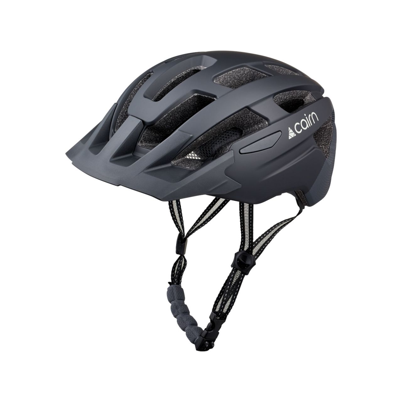 CAIRN PRISM XTR II  MAT BLACK TRIANGLE  Casque vélo
