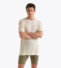 DIADORA SS TEE SHIRT STRATOUNO BLANC HIVER Tee shirt running pas cher