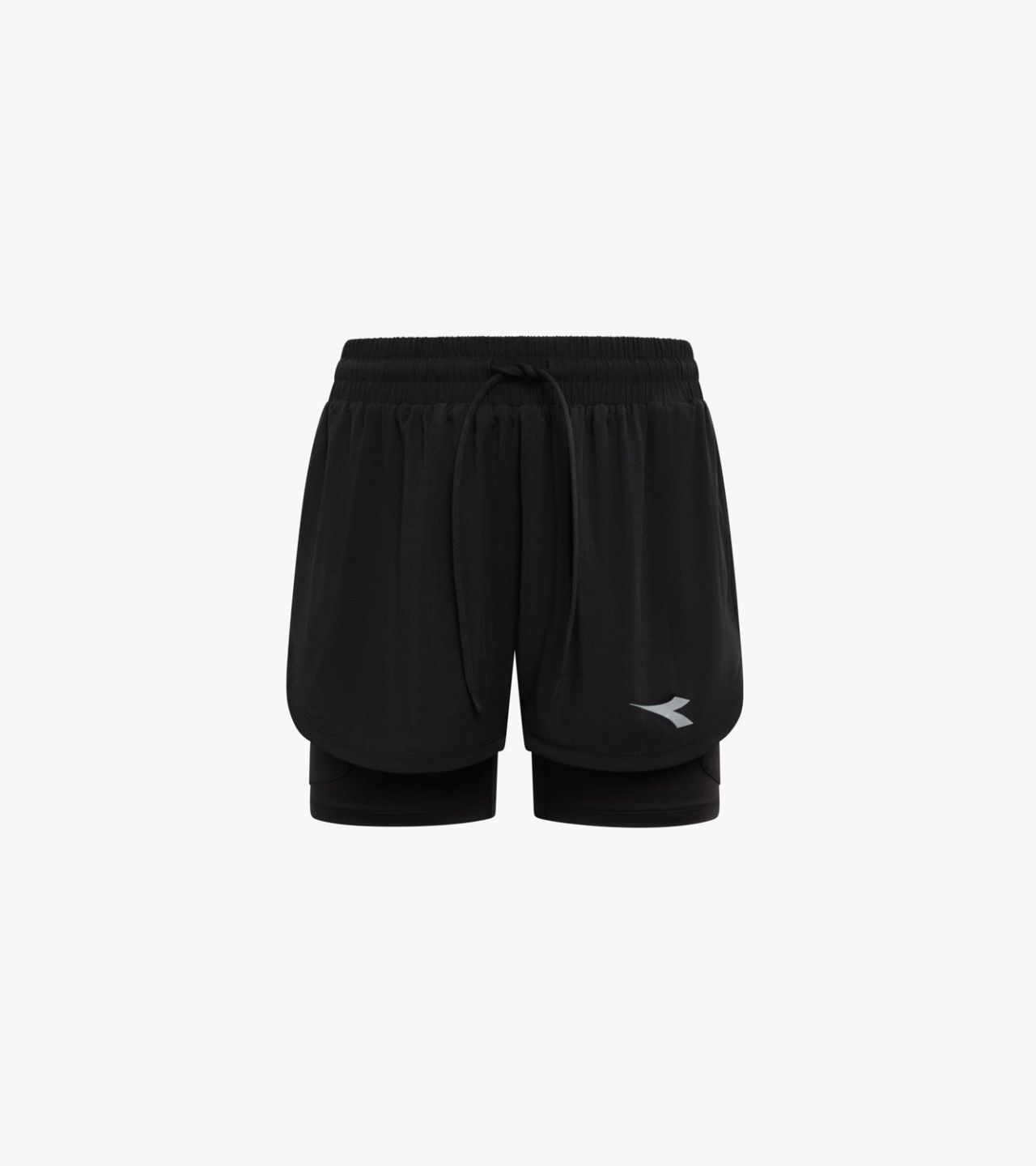DIADORA SHORT 2 EN 1 FEMME NOIR Short de running