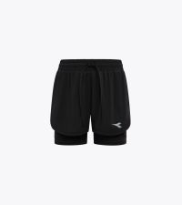 DIADORA SHORT 2 EN 1 FEMME NOIR Short de running