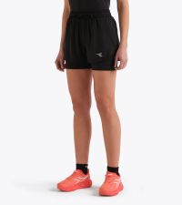 DIADORA SHORT 2 EN 1 FEMME NOIR Short de running pas cher