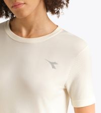 DIADORA SS TEE SHIRT STRATOUNO BLANC HIVER Tee shirt running pas cher